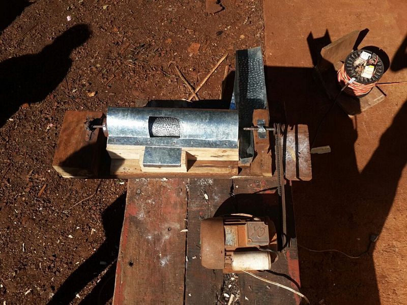 Feria de Ciencias: Máquina para elaborar Almidón de Mandioca