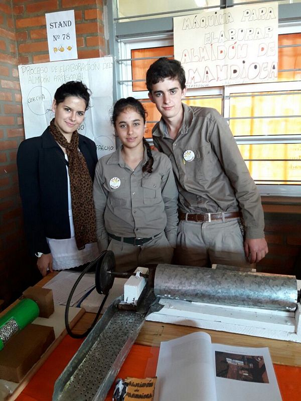 Feria de Ciencias: Máquina para elaborar Almidón de Mandioca